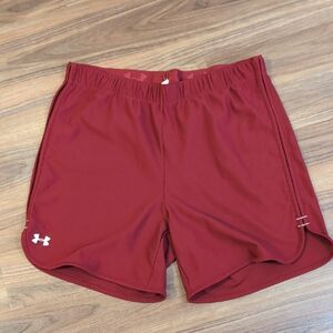Under Armour Burgundy Performance Shorts